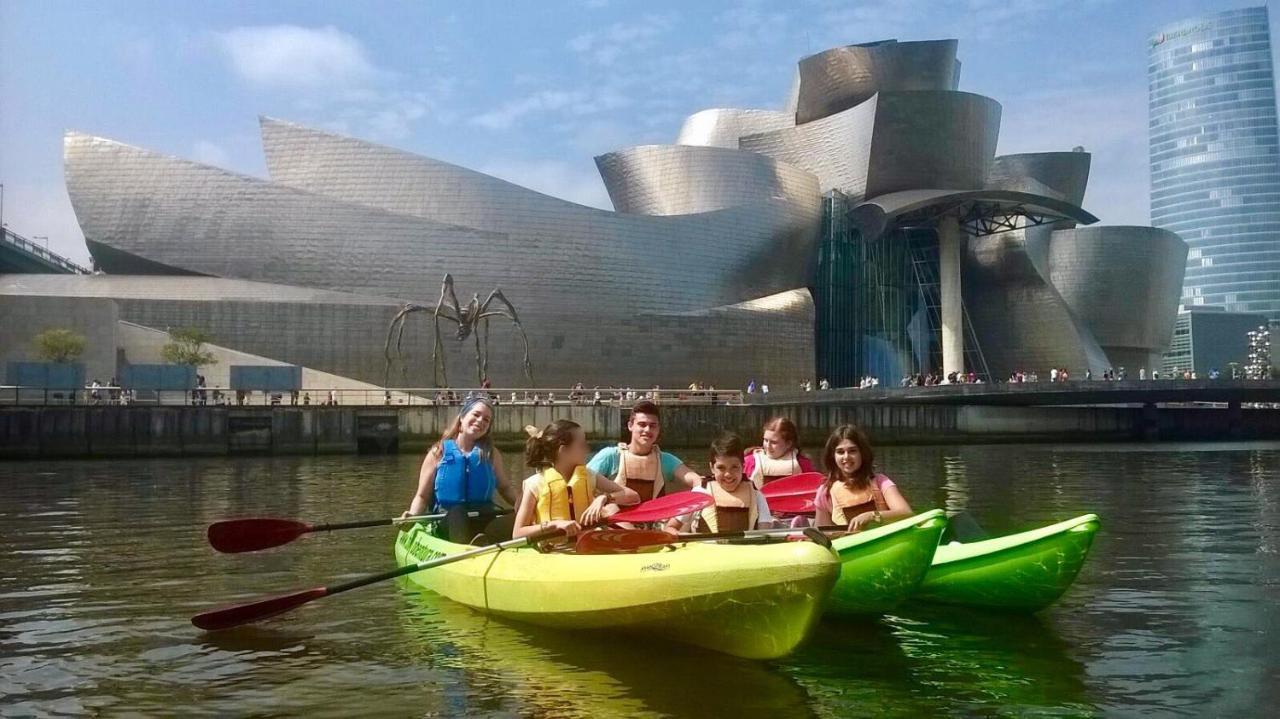 Ferienwohnung Apartamento Frente Al Guggenheim Con Wifi Y Parking Privado Gratis Bilbao Exterior foto